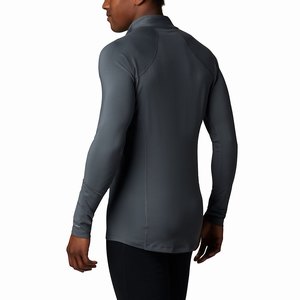 Columbia Baselayer Midweight Stretch Half Zip Hombre Grises Oscuro (195PQJKDS)